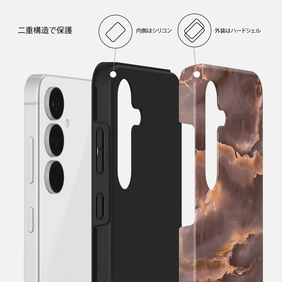 Fire Wood - Samsung Galaxy S25 FE ケース