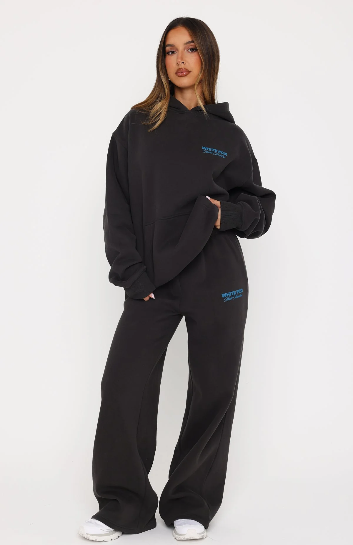 Studio 17 Tallulah Wide Leg Sweatpants Charcoal