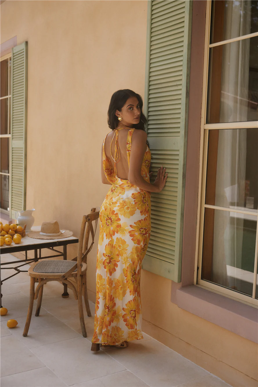 Darling Sun Maxi Dress Yellow