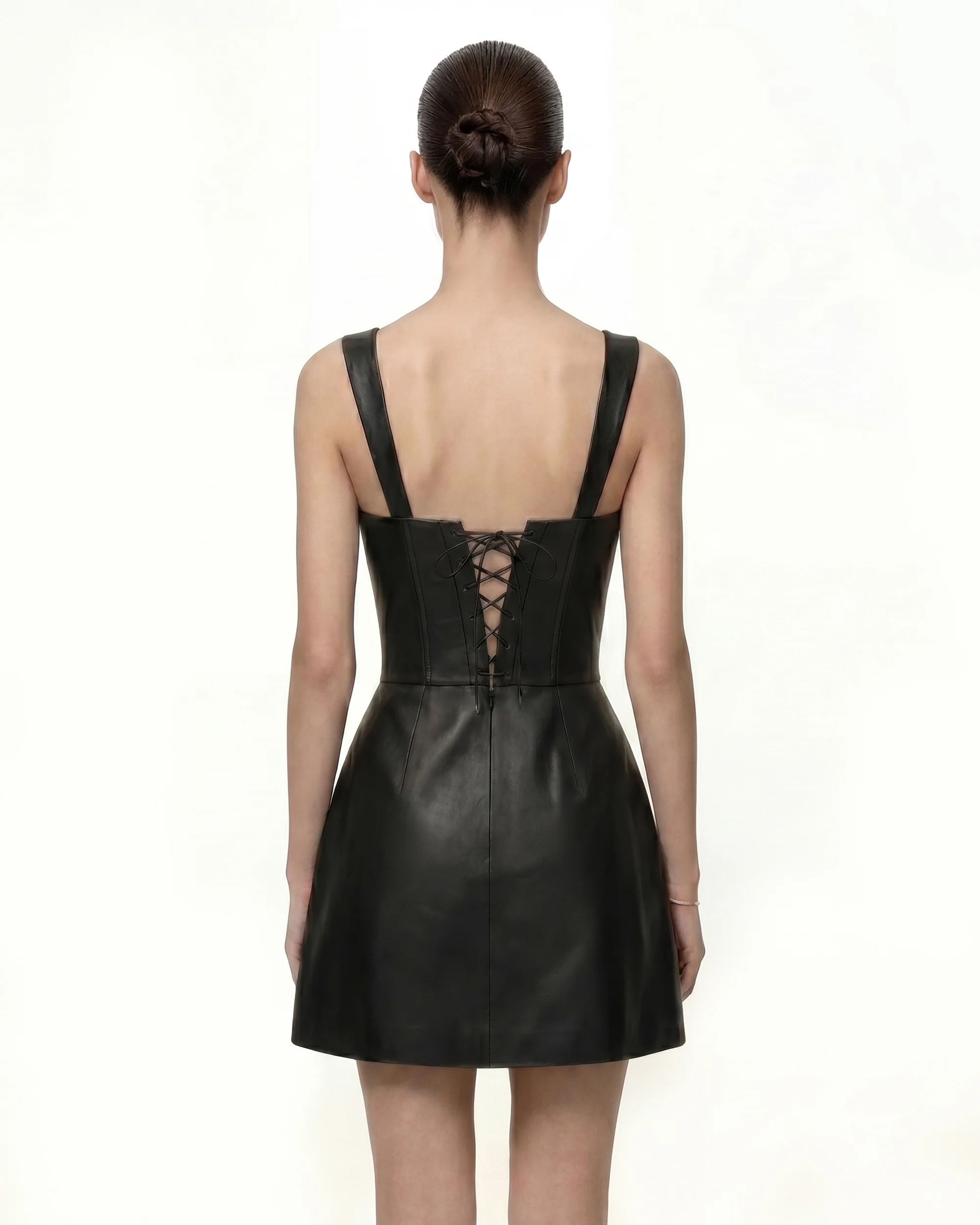 Iris Floral Print Corset Dress - Black - FASHION NOB
