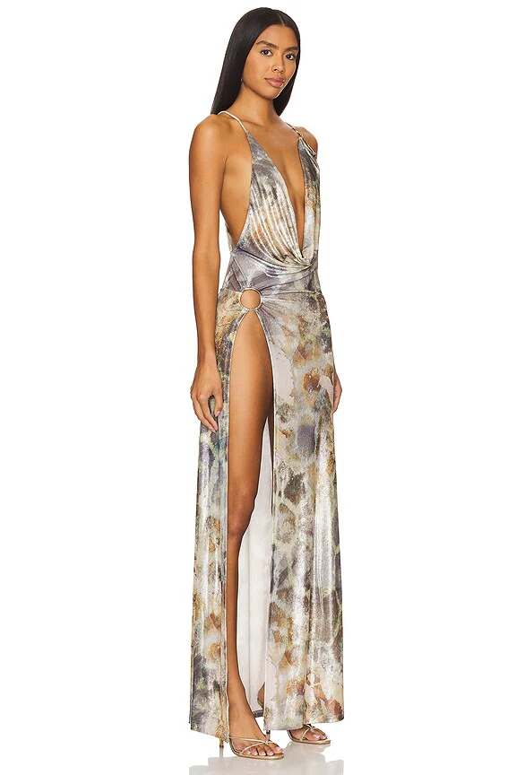 Vixen Trim Maxi Dress