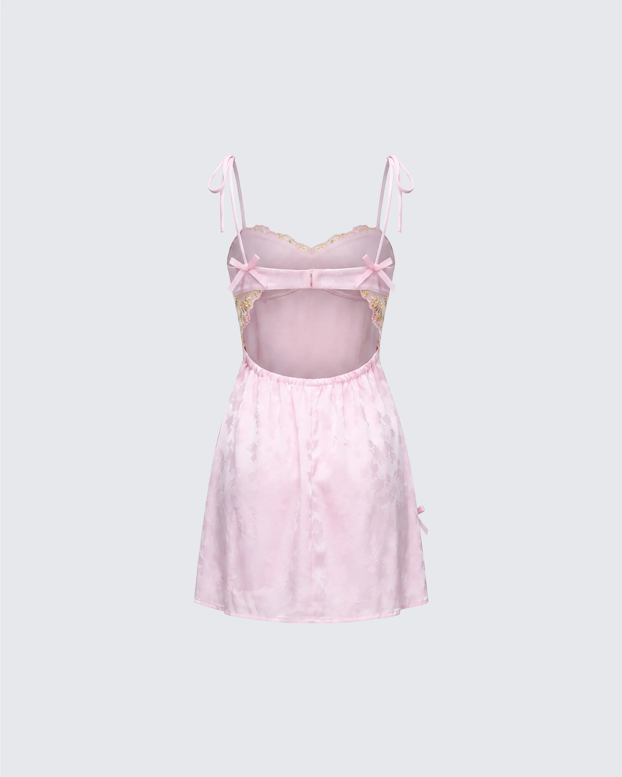 Lottie Pink Mini Slip Dress
