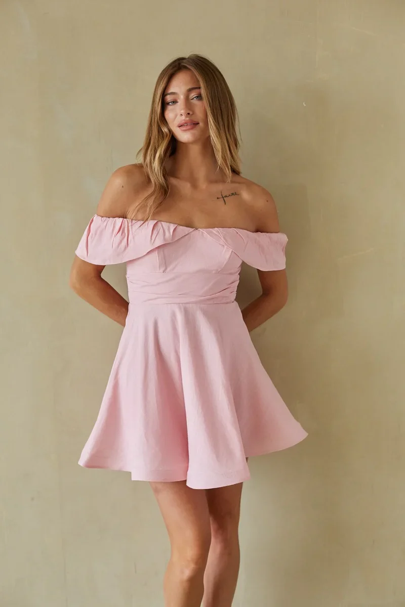 Ava Fit and Flare Mini Dress