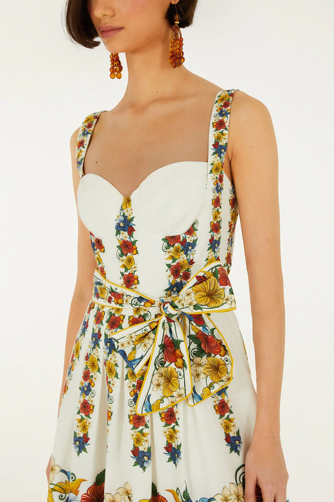 Off-White Tropi Belted Mini Dress
