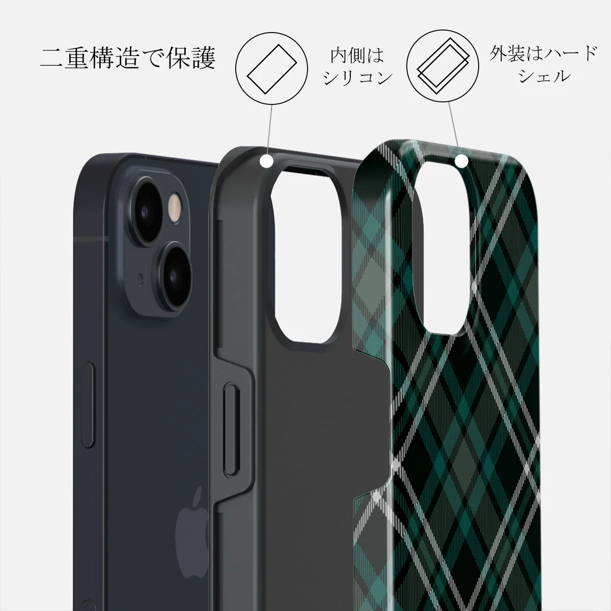 Mint Cookie - iPhone 13 Mini ケース