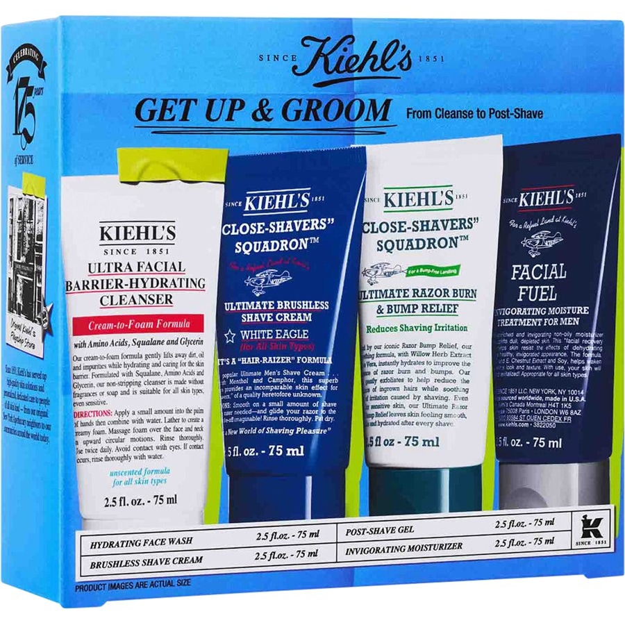 Kiehl's Nawilżanie Men's Grooming Travel Set