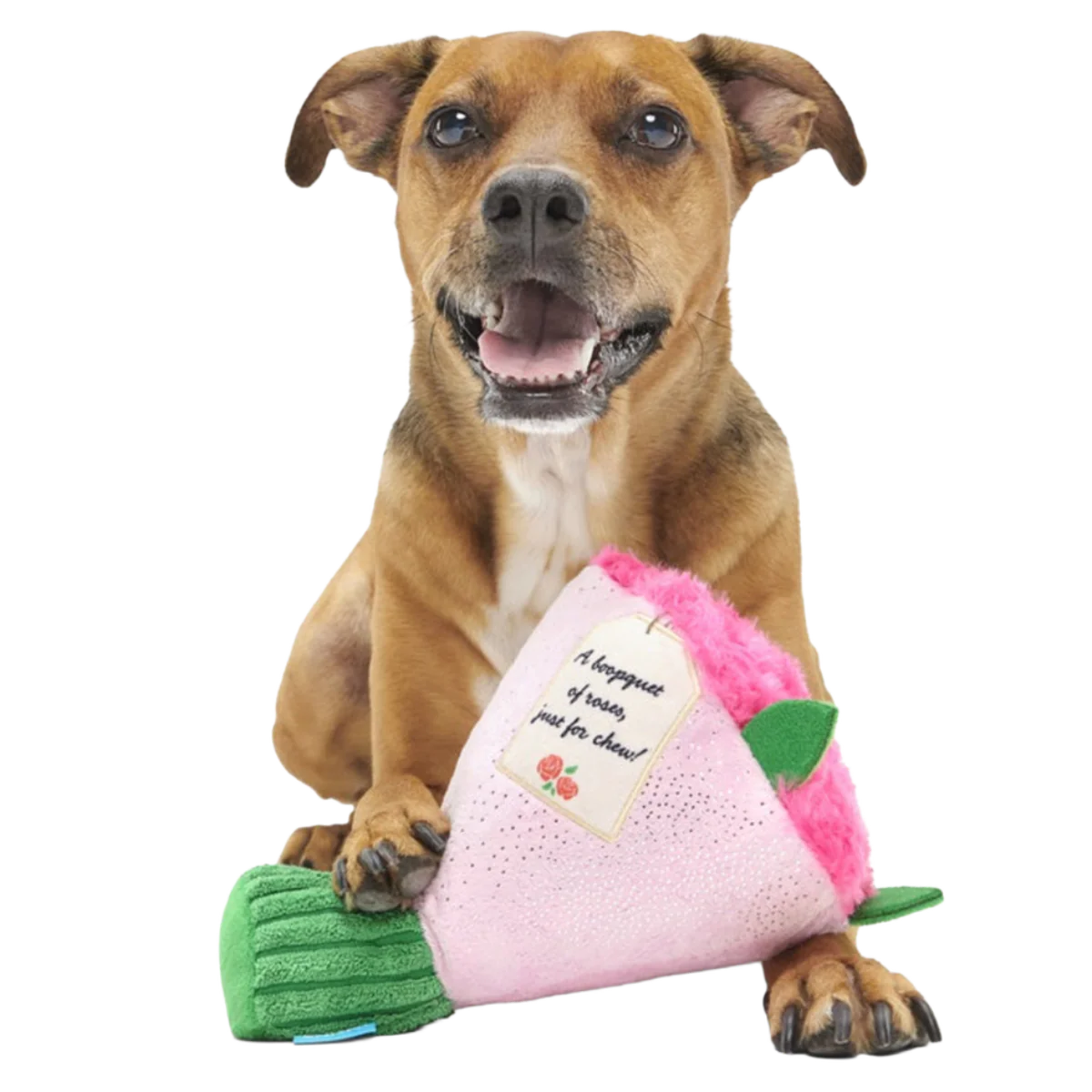 Boopquet Of Roses Plush Tug Dog Toy