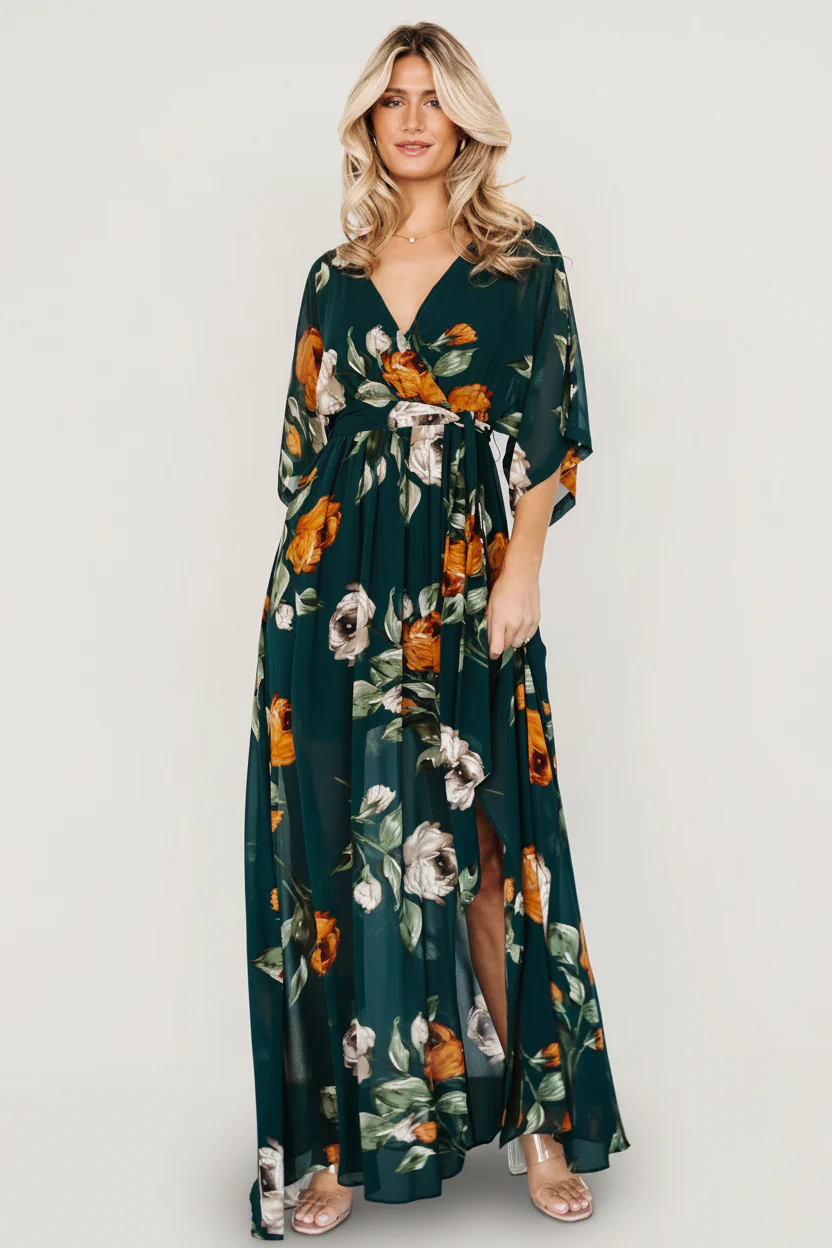 Kia Kimono Maxi Dress