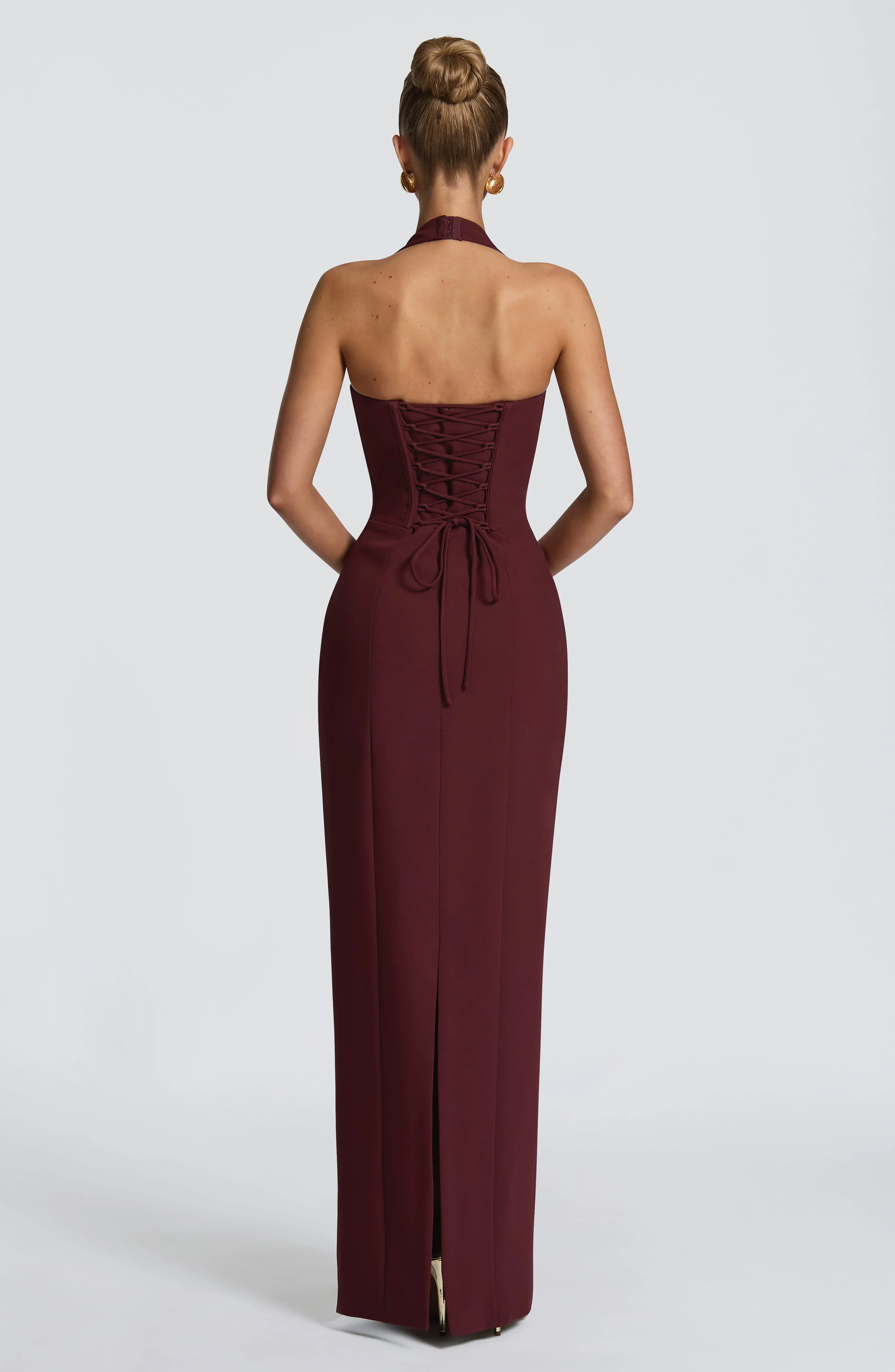 Charlotte Maxi Dress - Cherry Lacquer