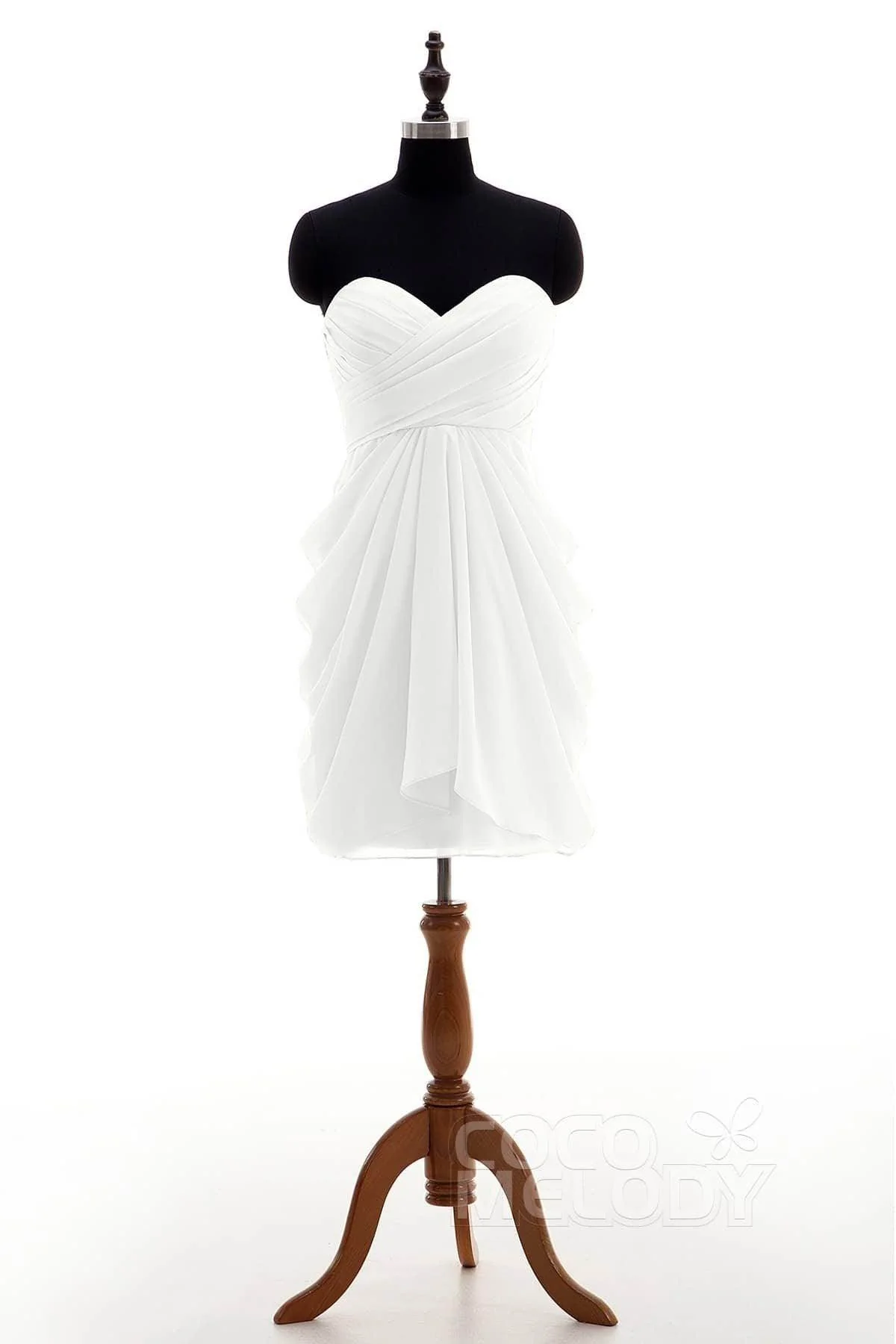 Sheath-Column Knee Length Chiffon Bridesmaid Dress NB2746