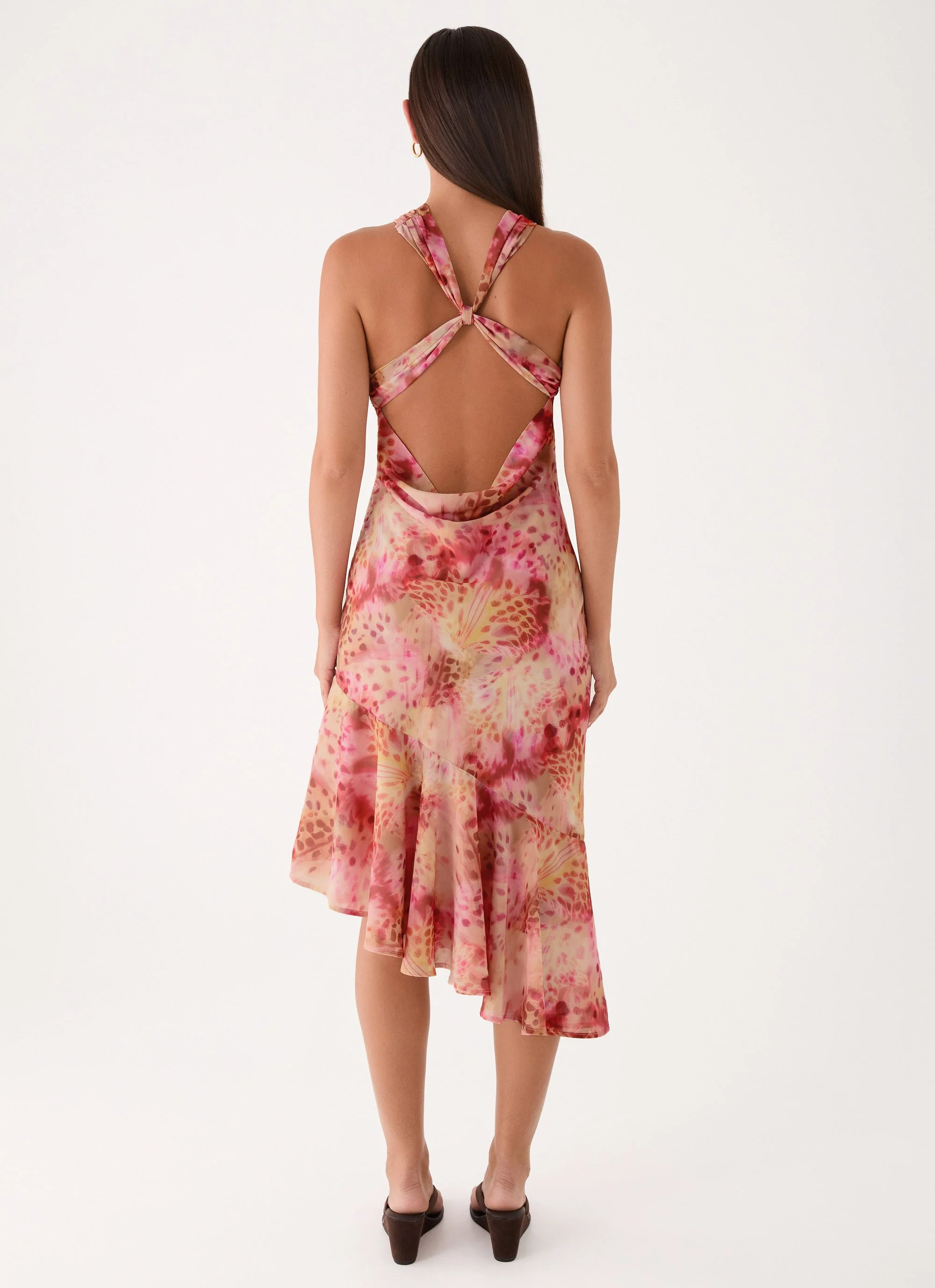 Sinnie Midi Dress - Botanic Cheetah