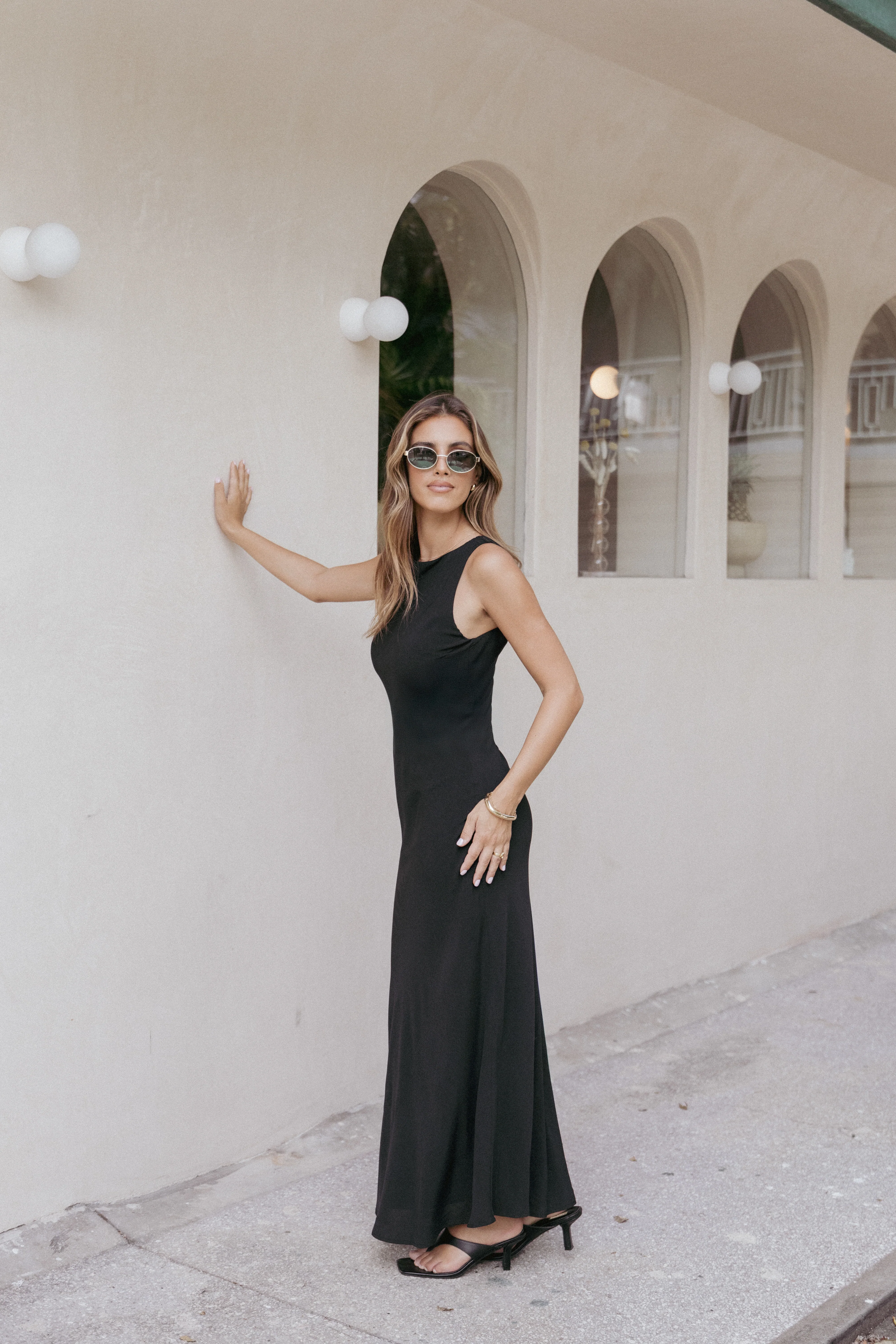 Flavia Maxi Dress - Black