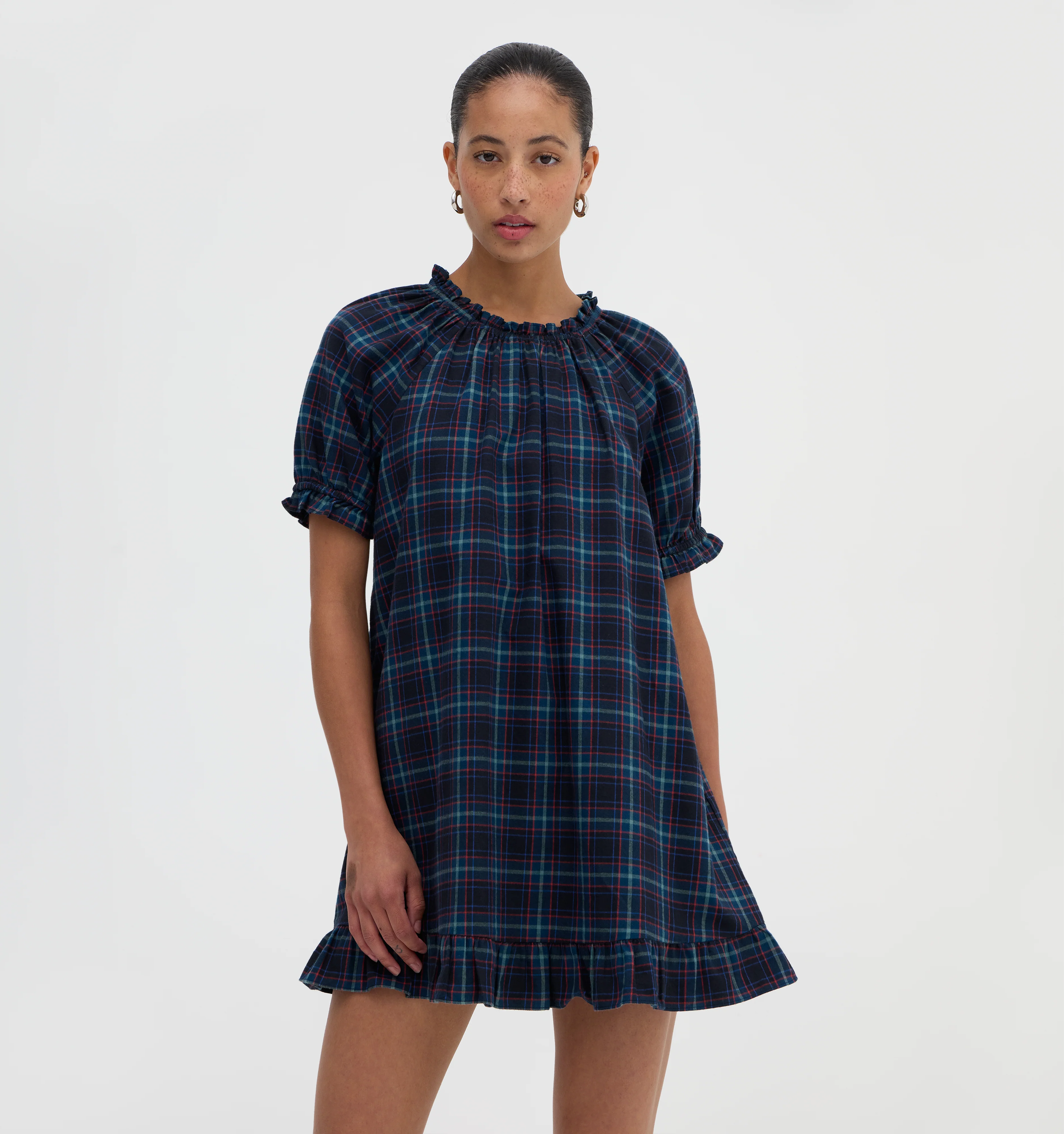 The Katherine Nap Dress - Jewel Tartan