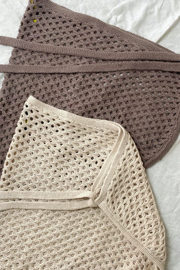 Clover Knit Wrap Skirt