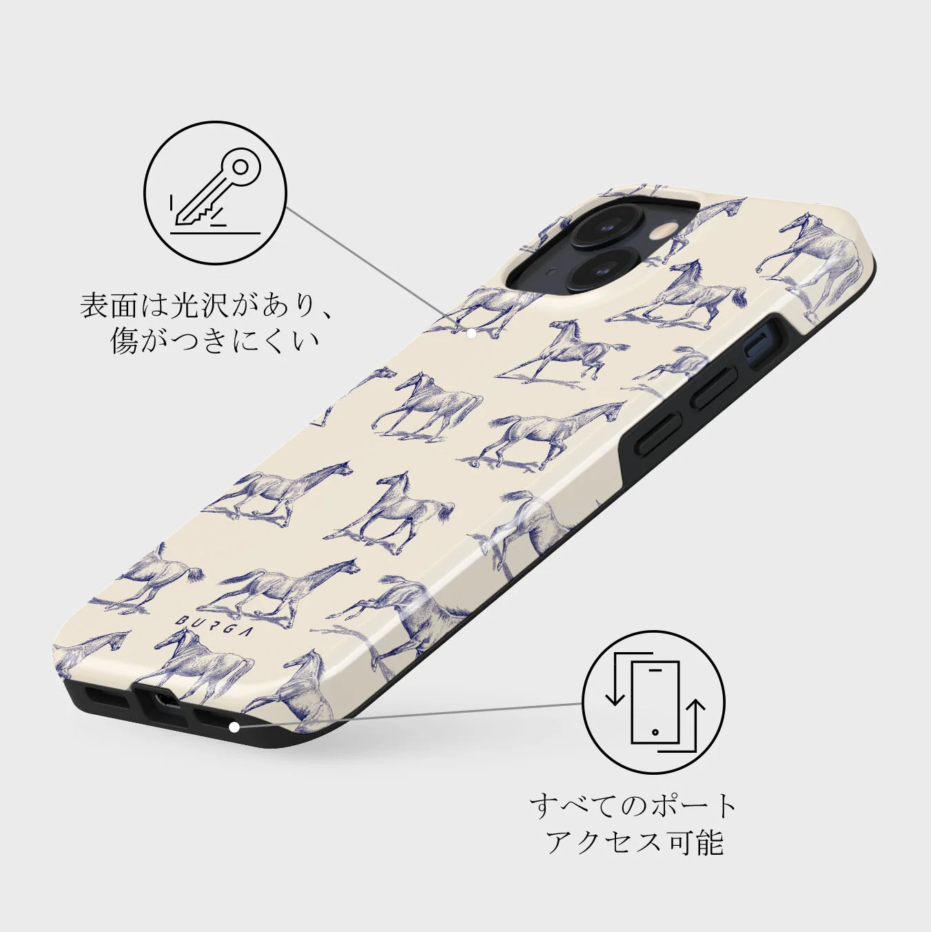 Derby Race - iPhone 13 Mini ケース