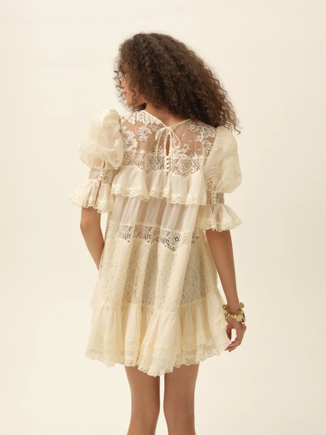 Elara Ruffle Mini Dress
