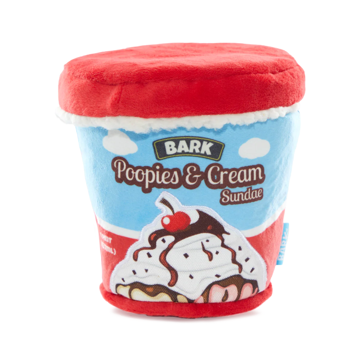 Poopies N' Cream Plush Tug + Enrichment Dog Toy