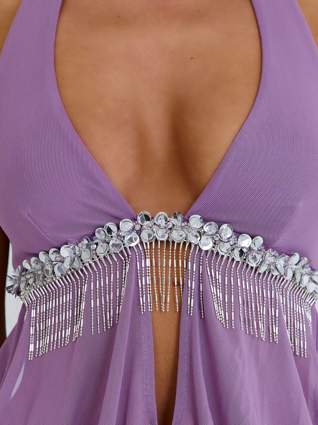 TAHLIAH MINI DRESS PURPLE