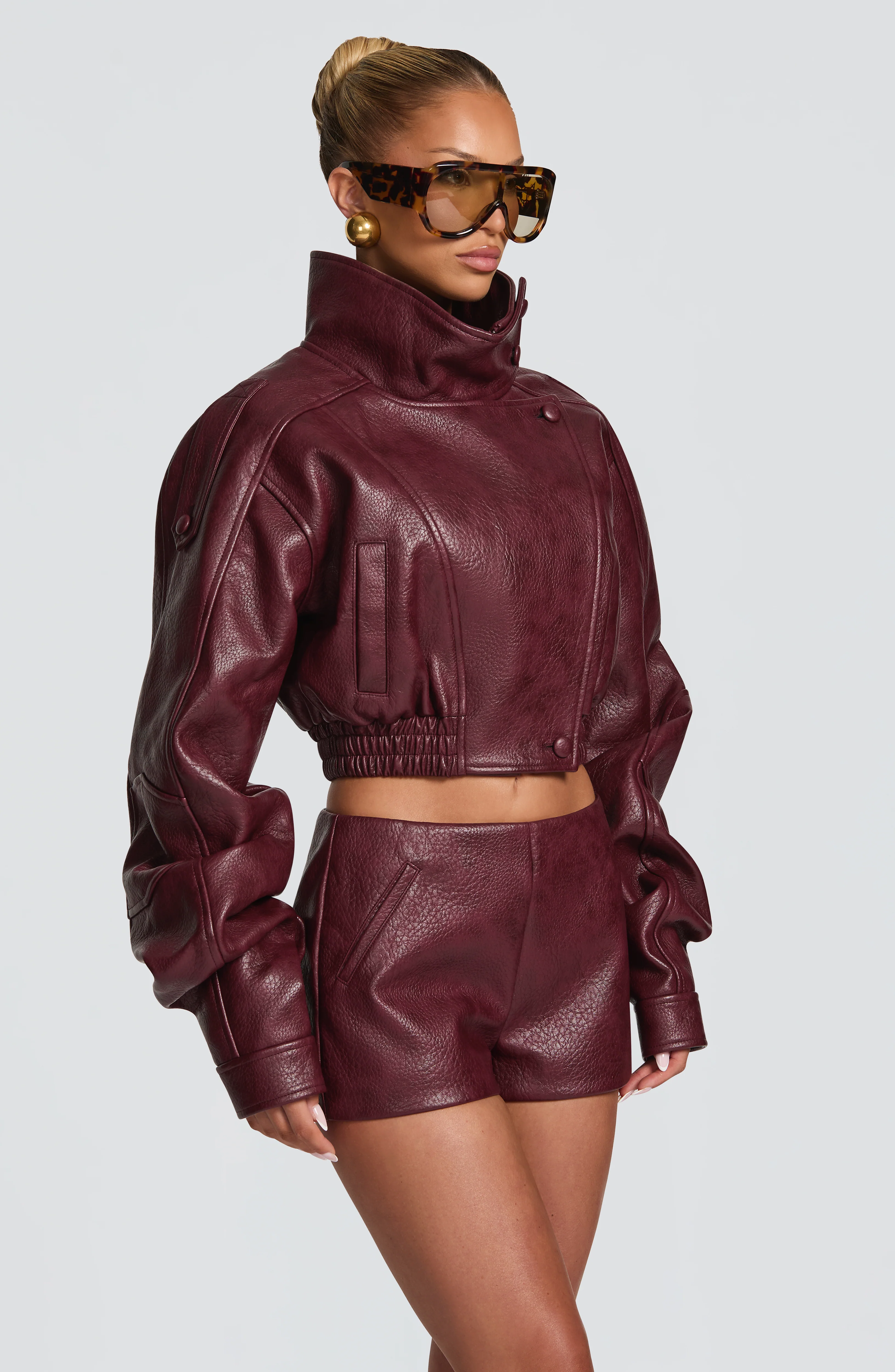 Bailey Jacket - Cherry Lacquer