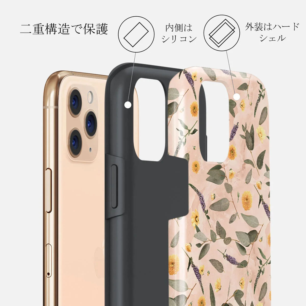 Sunday Brunch - Flowers iPhone 11 Pro Max ケース