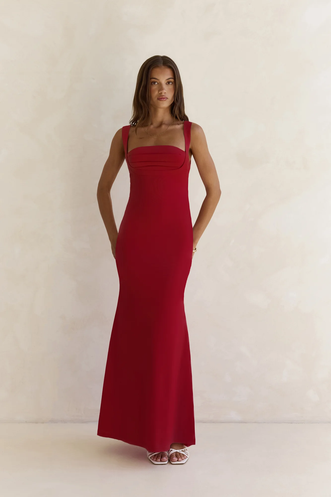 Spring In The Clouds Maxi Dress Burgundy - luluinthesky