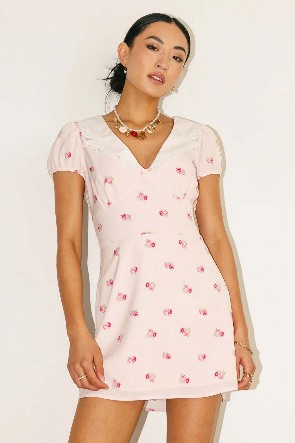 Fiona Collared Mini Dress