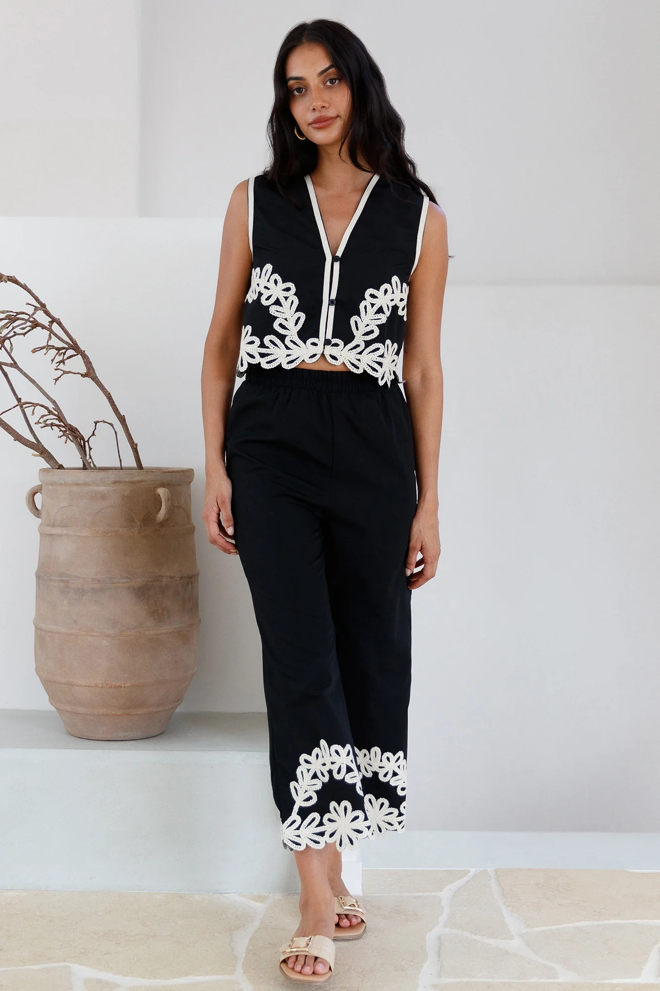 Dreaming Softly Pants Black