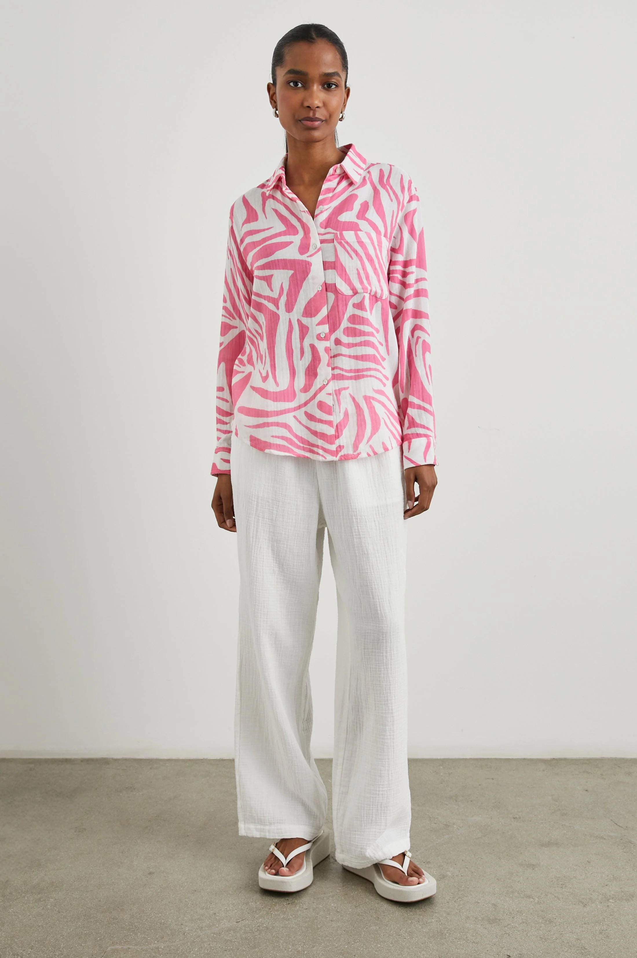 Ellis Shirt - Pink Tiger