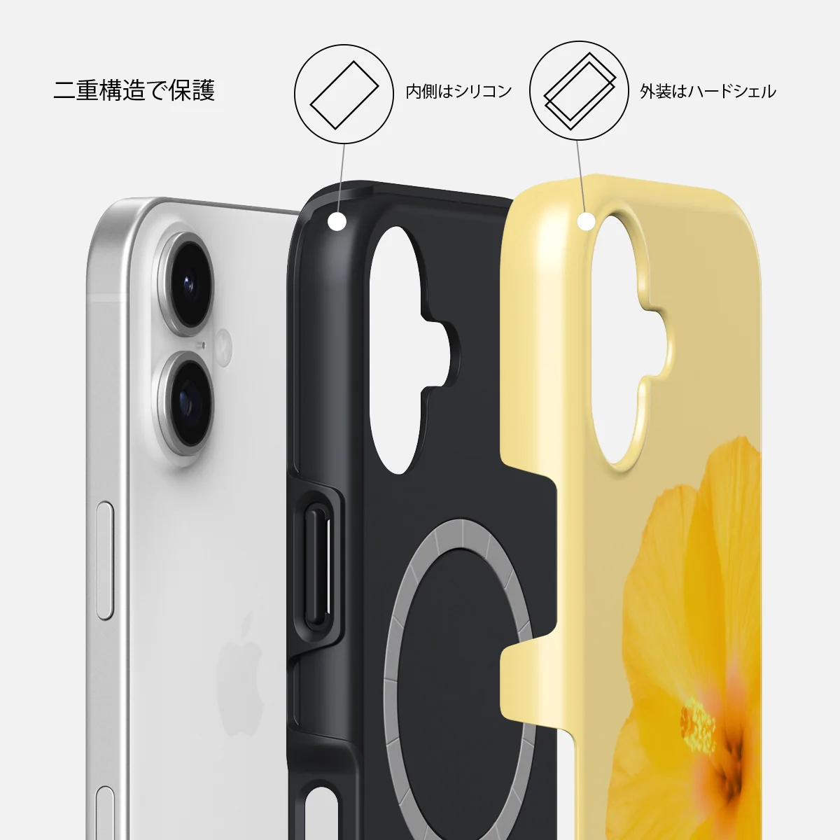 Hibiscus - iPhone 17 ケース