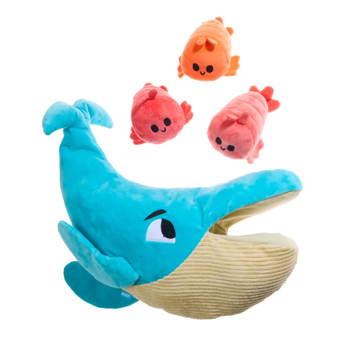 Hungry Hungry Humpback Plush Extra-Large + Multi-Part Dog Toy