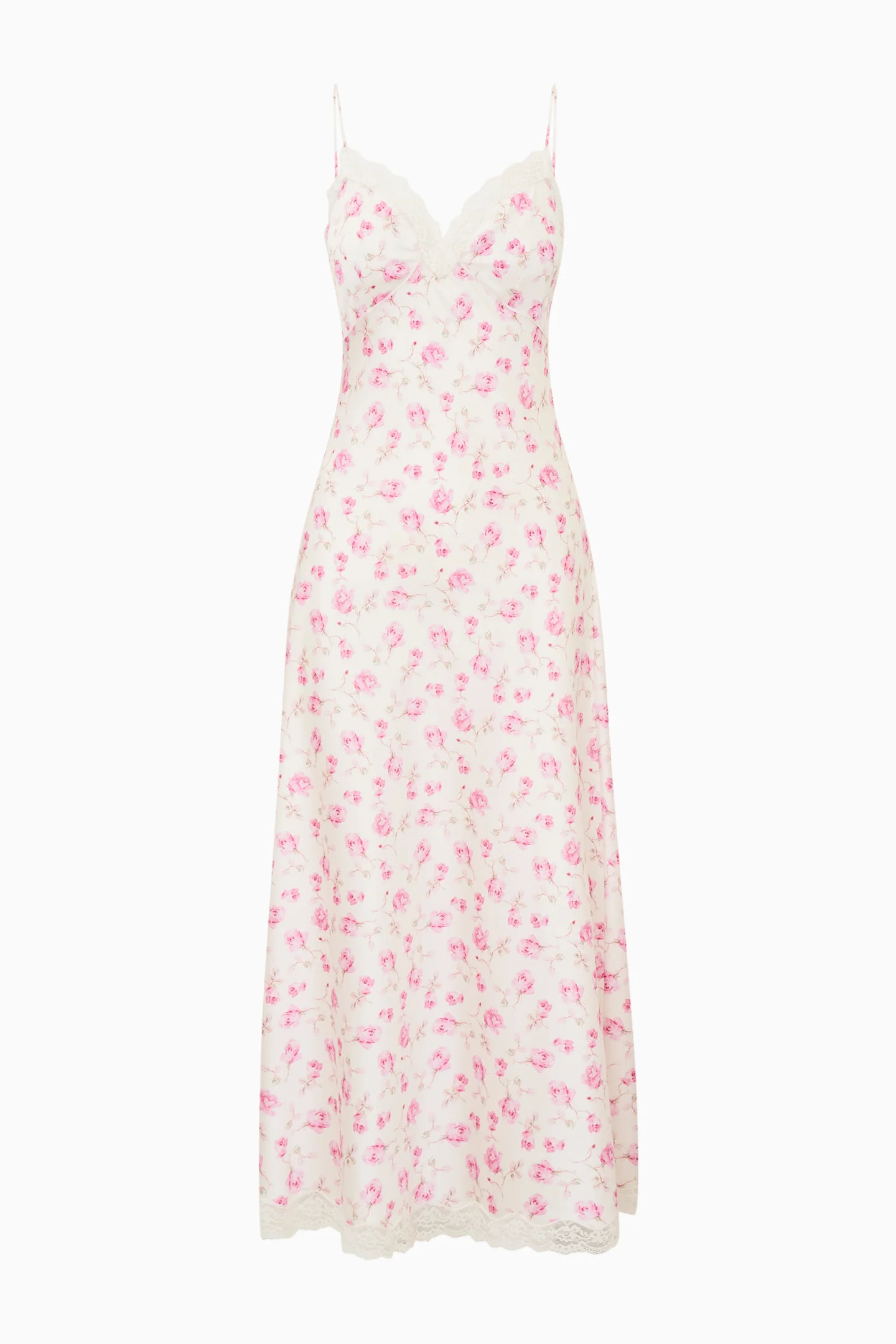 Manuela Heirloom Print Maxi Slip Dress