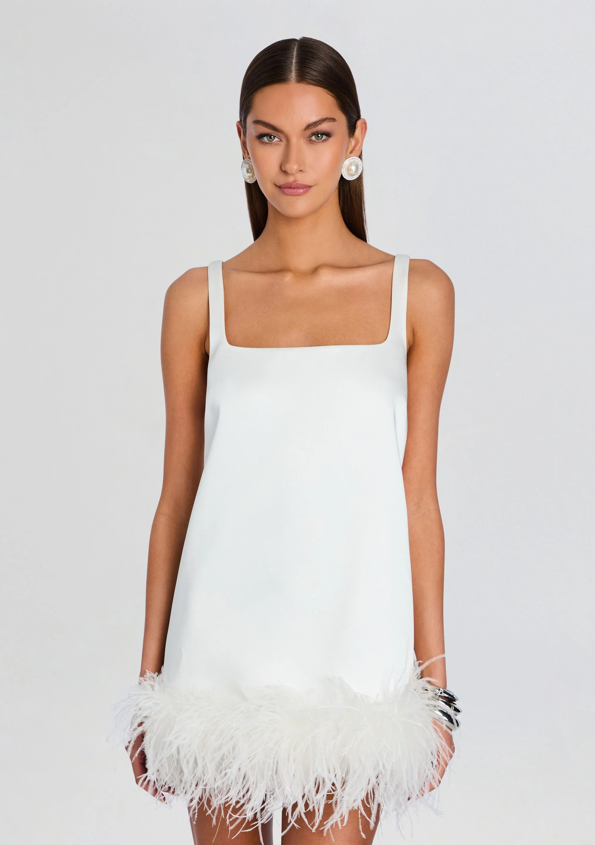 Ragna Feather Dress - luluinthesky
