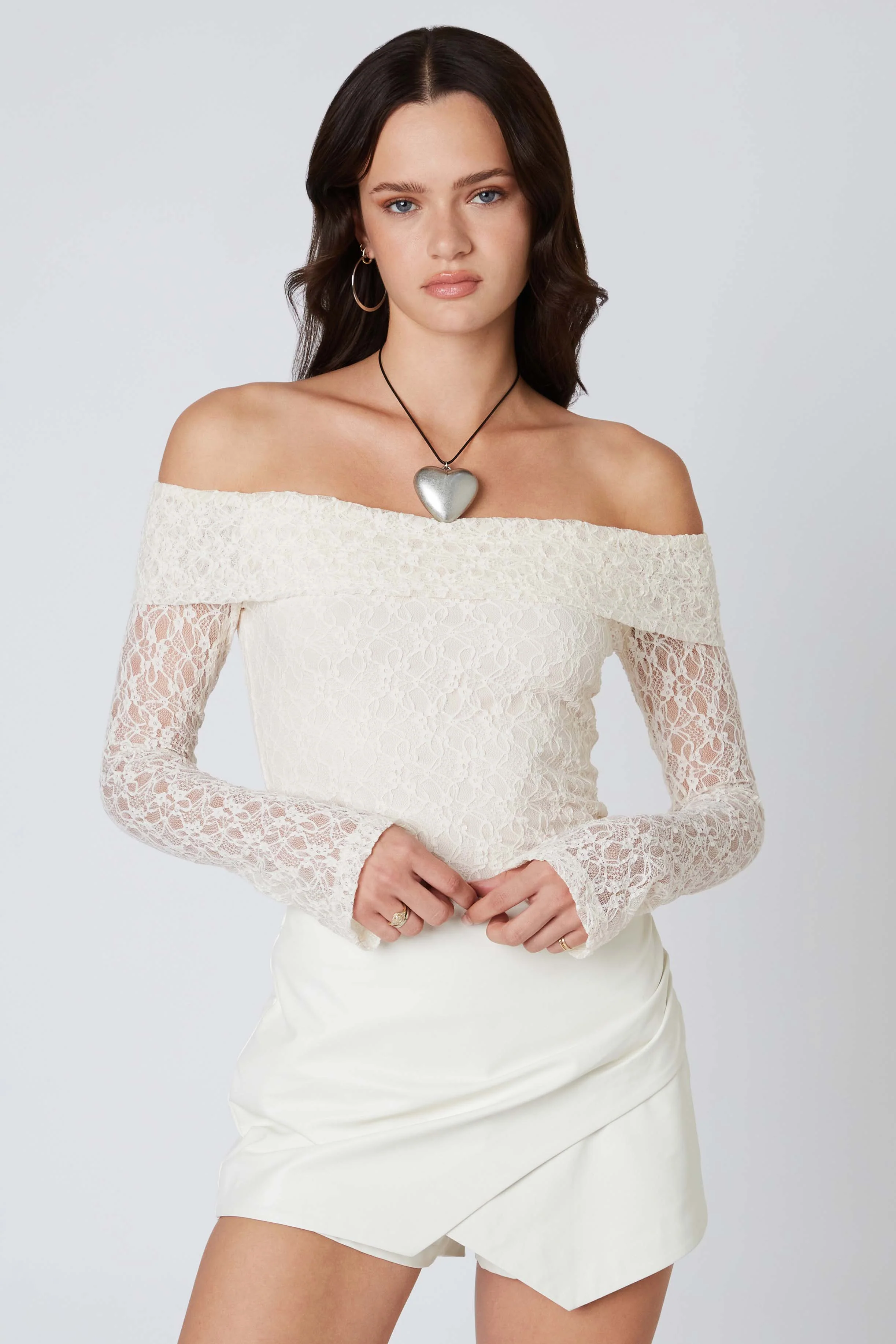 Vegan Leather Envelope Skort