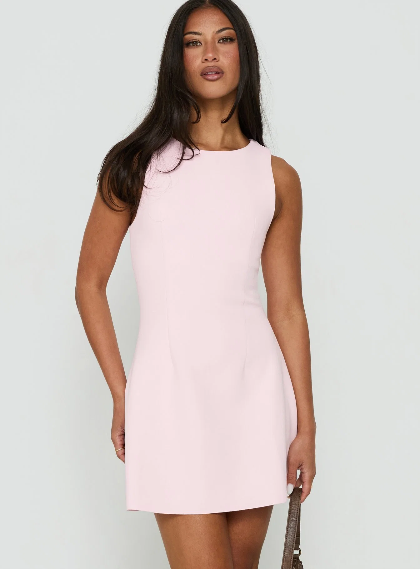 Anse Mini Dress Marshmallow Pink - FASHION NOB