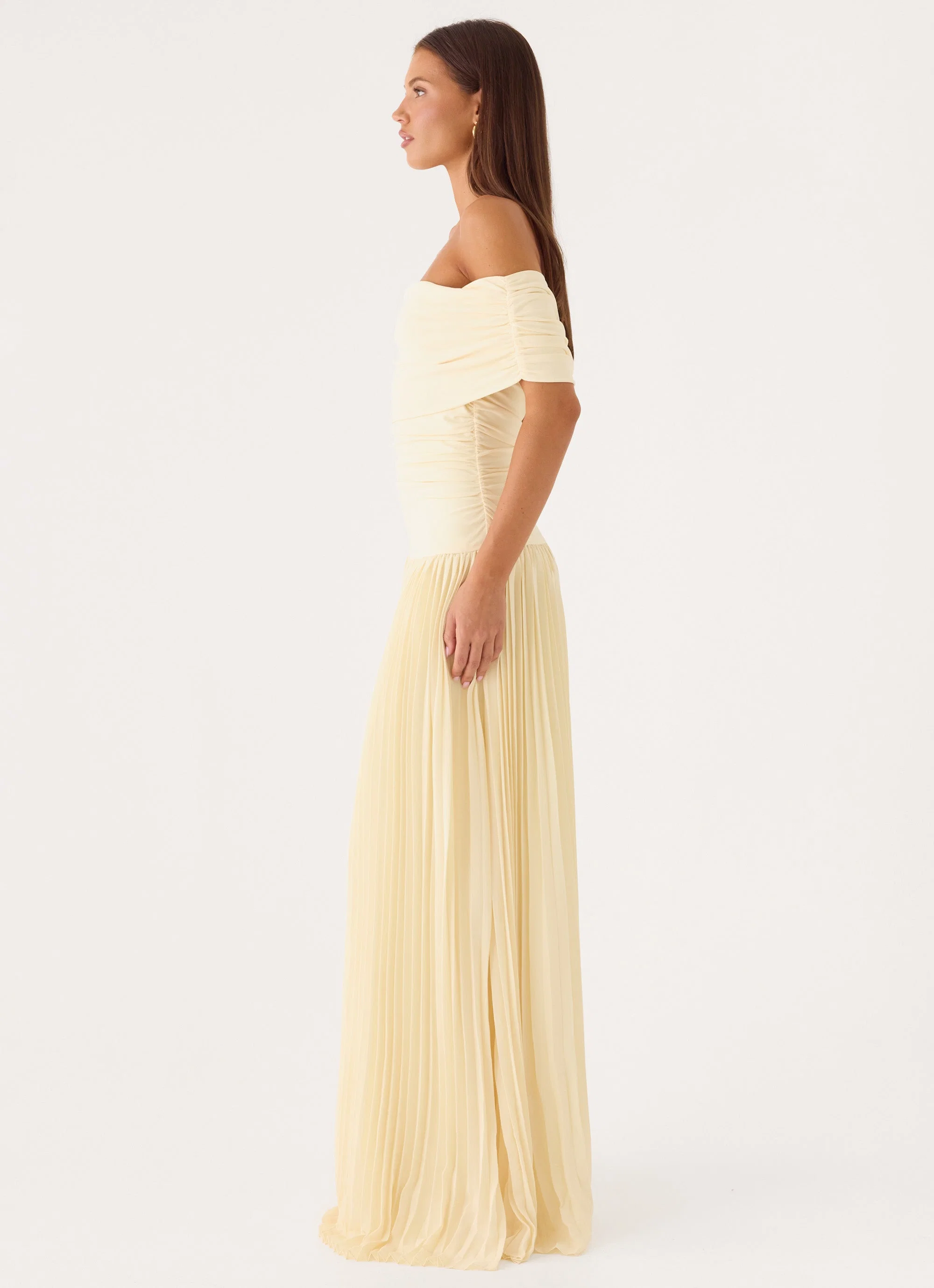 Harvest Sky Maxi Dress - Baby Yellow