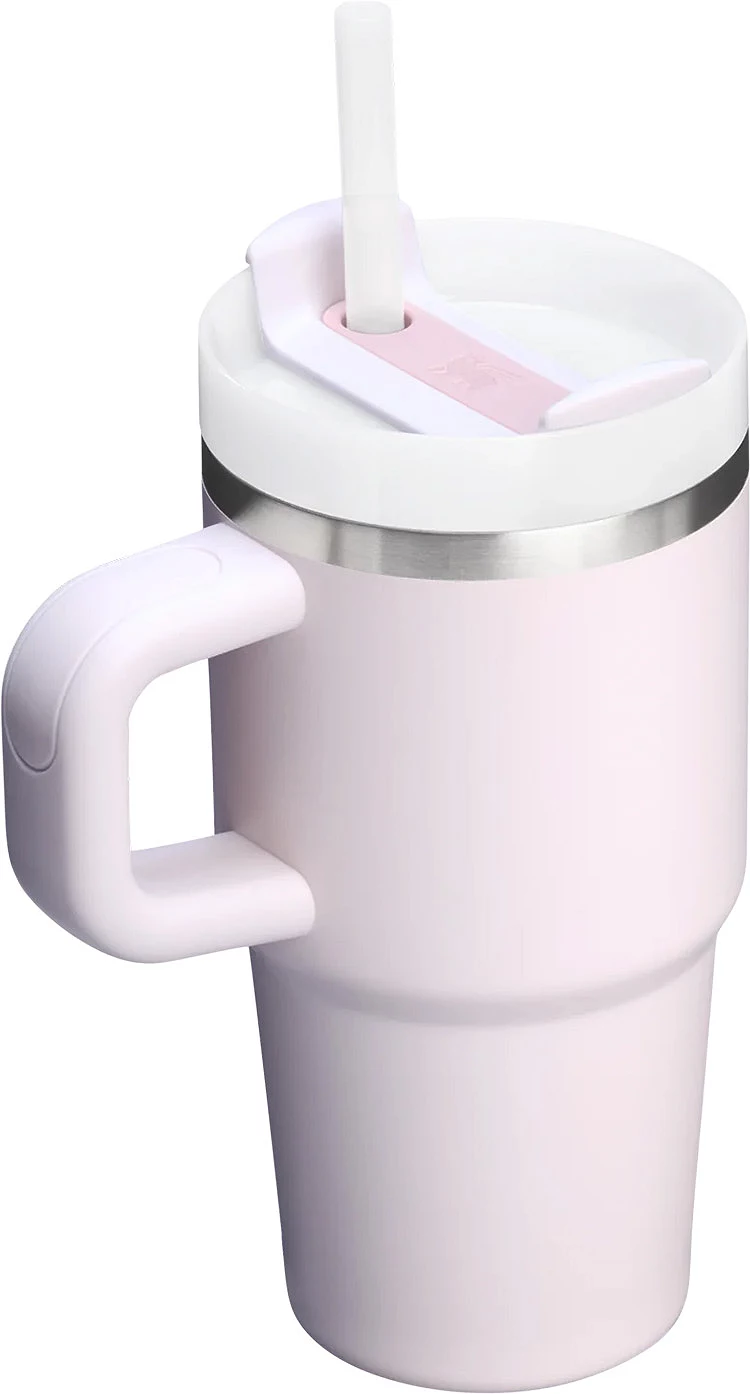 Stanley 20 oz. Quencher H2.0 FlowState Tumbler with Handle - Rose Quartz 2
