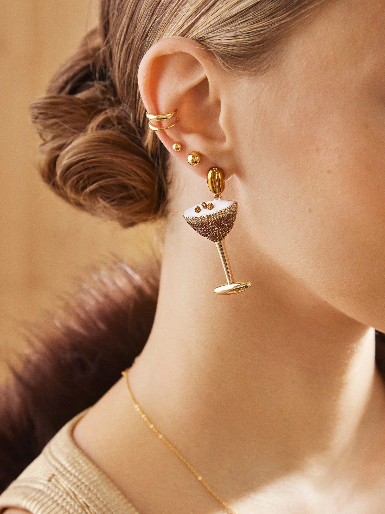 Espresso Yourself Earrings - Espresso Martini