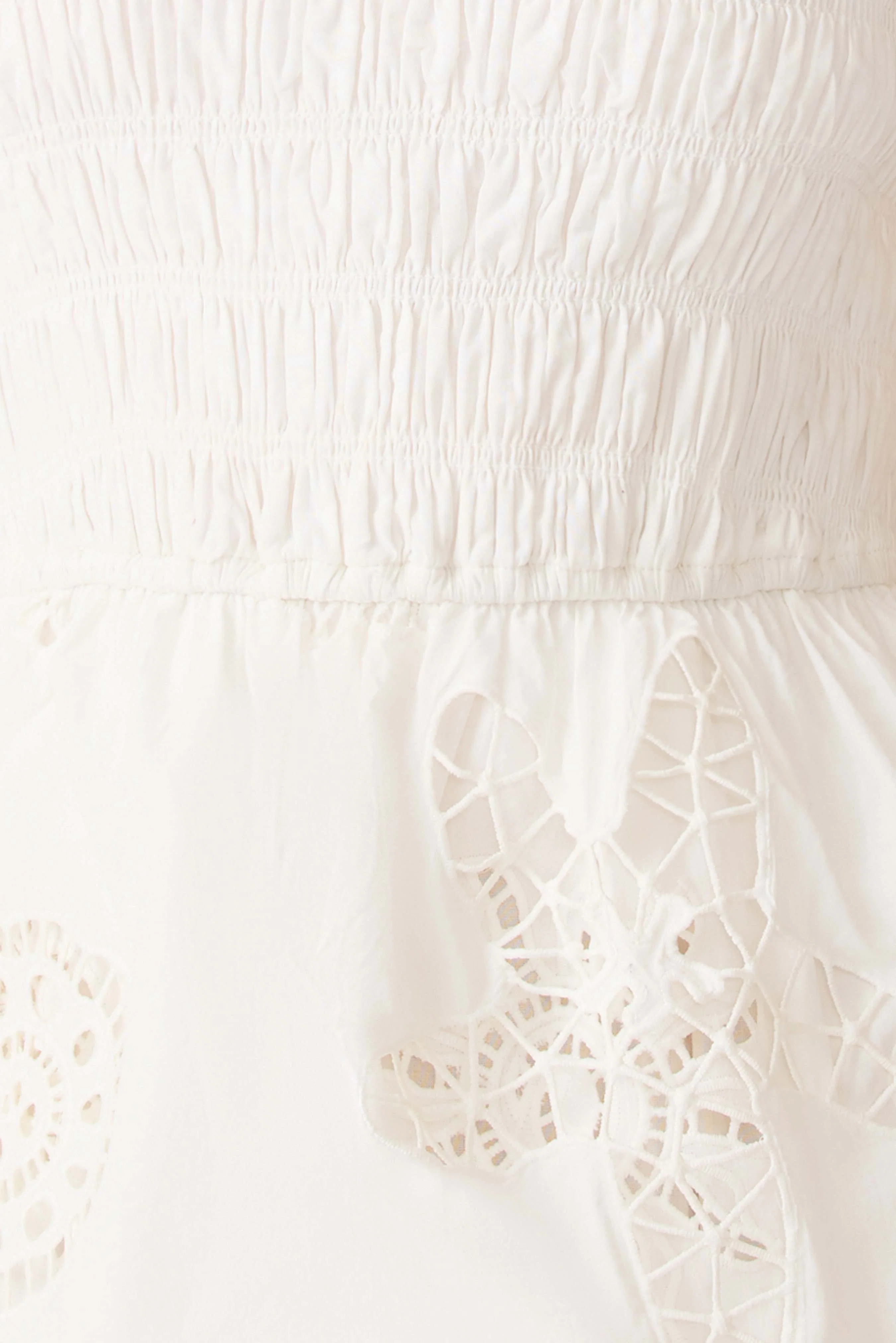 Celine Strapless Maxi Dress in White
