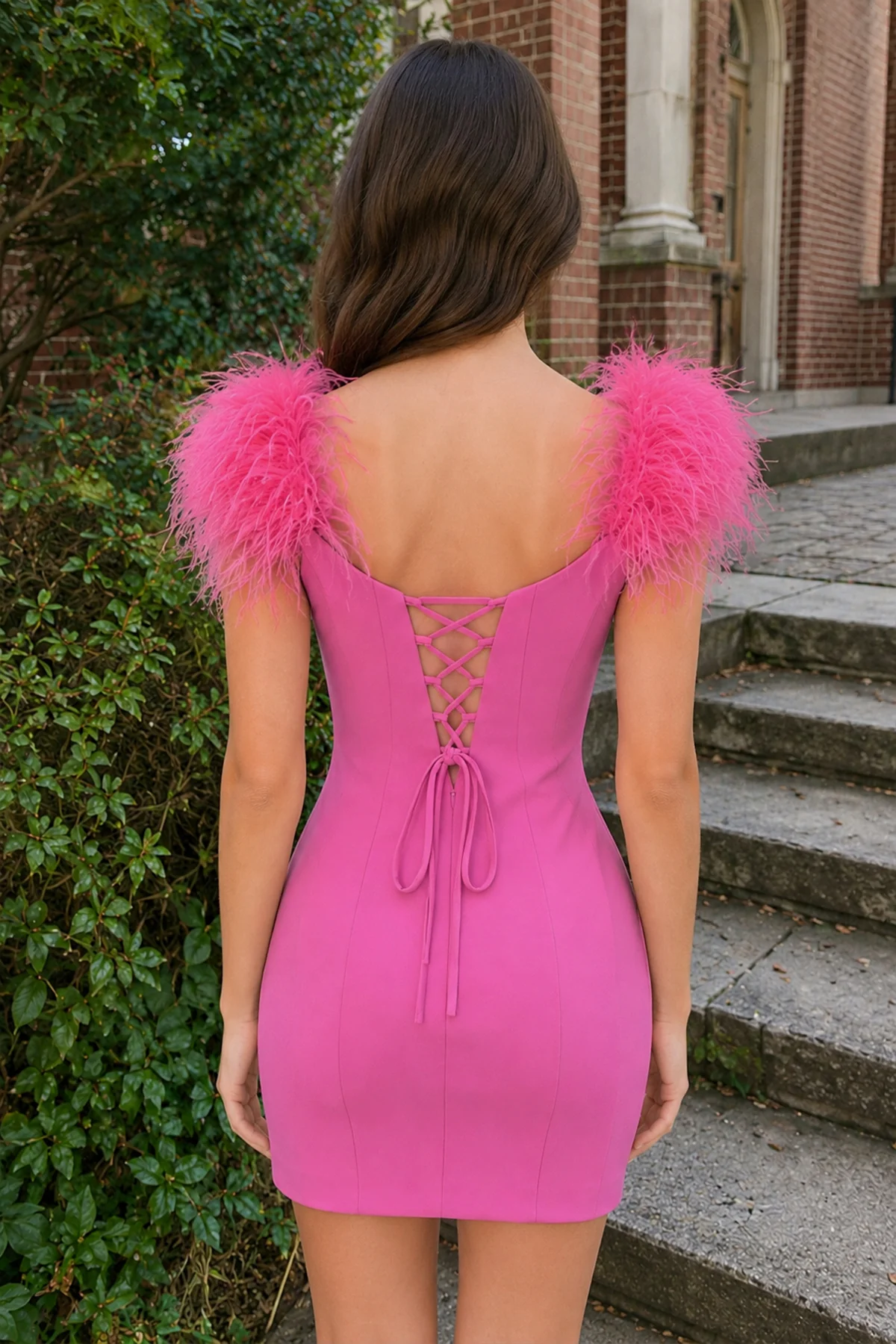 Sheath Off The Shoulder Satin Homecoming Dress
