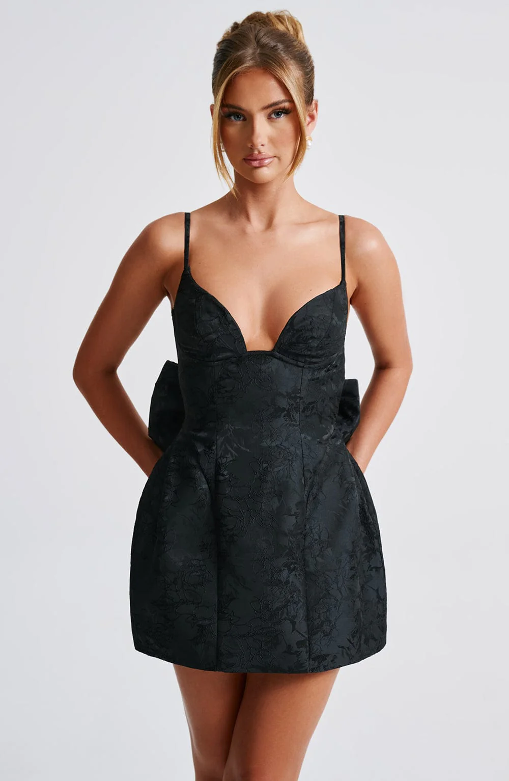 Zoella Mini Dress - Black - luluinthesky