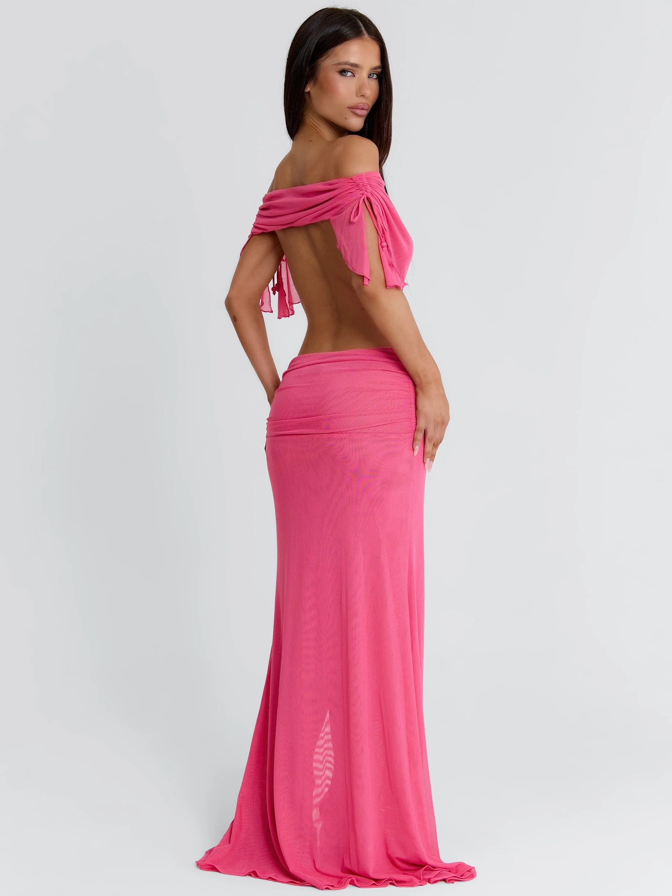 Emmaley Maxi Dress Hot Pink