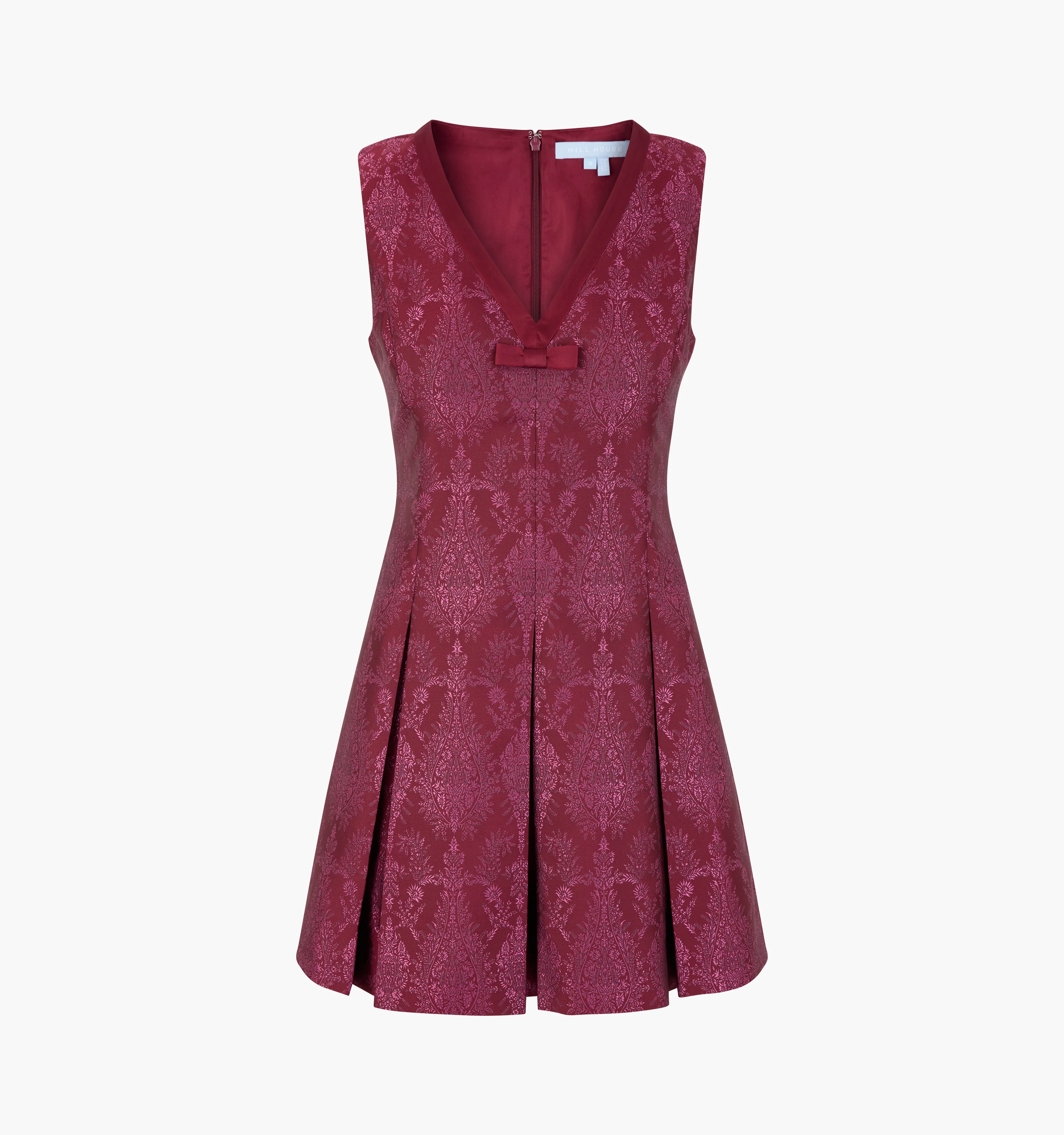 The Jadienne Dress - Plum Damask