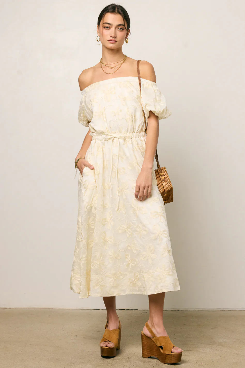 Carol Floral Midi Dress