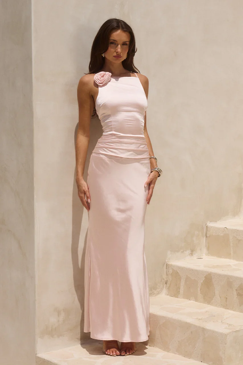 PIANNI MAXI DRESS - MUSK