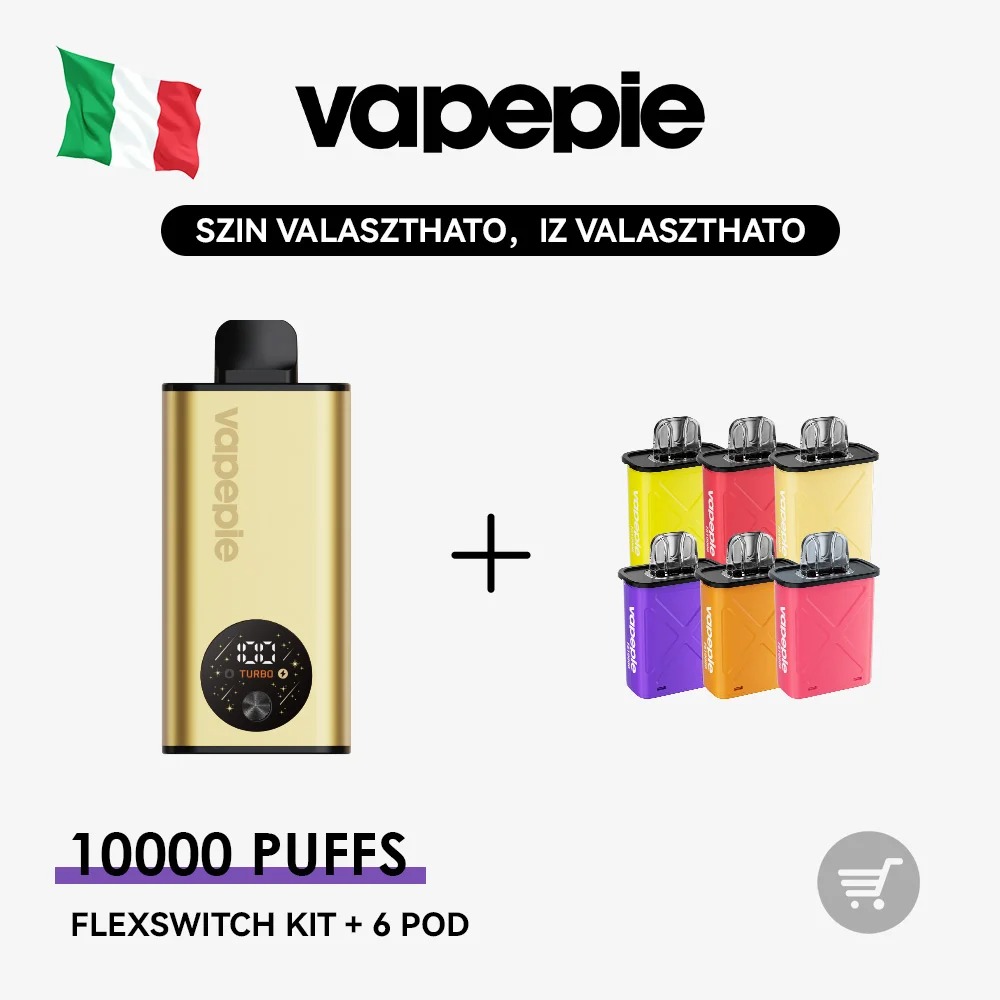 VAPEPIE FlexSwitch 10K Zestaw | 1 zestaw + 4 lub 6 Podów