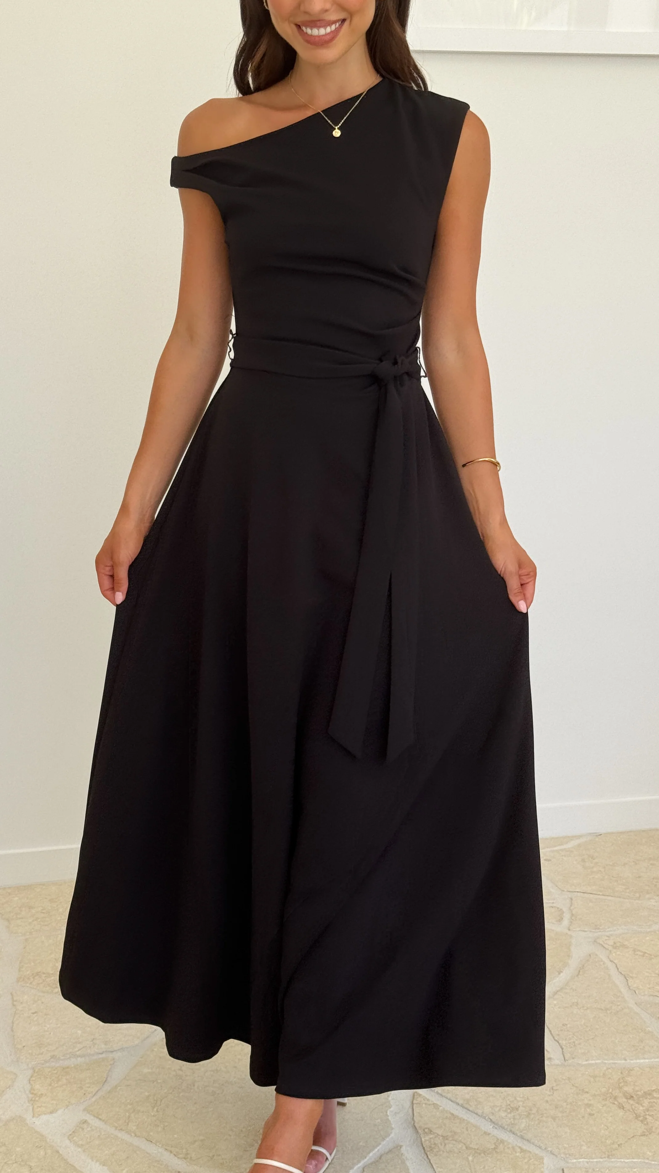 Gemma Maxi Dress - Black