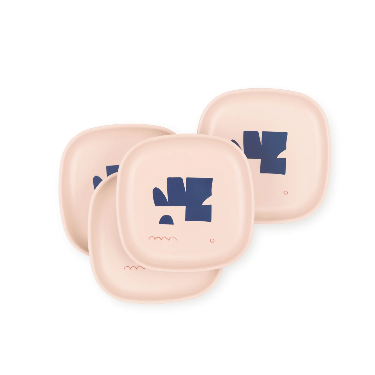 Vogeelle Illustrated Side Plate Set - Blue Series