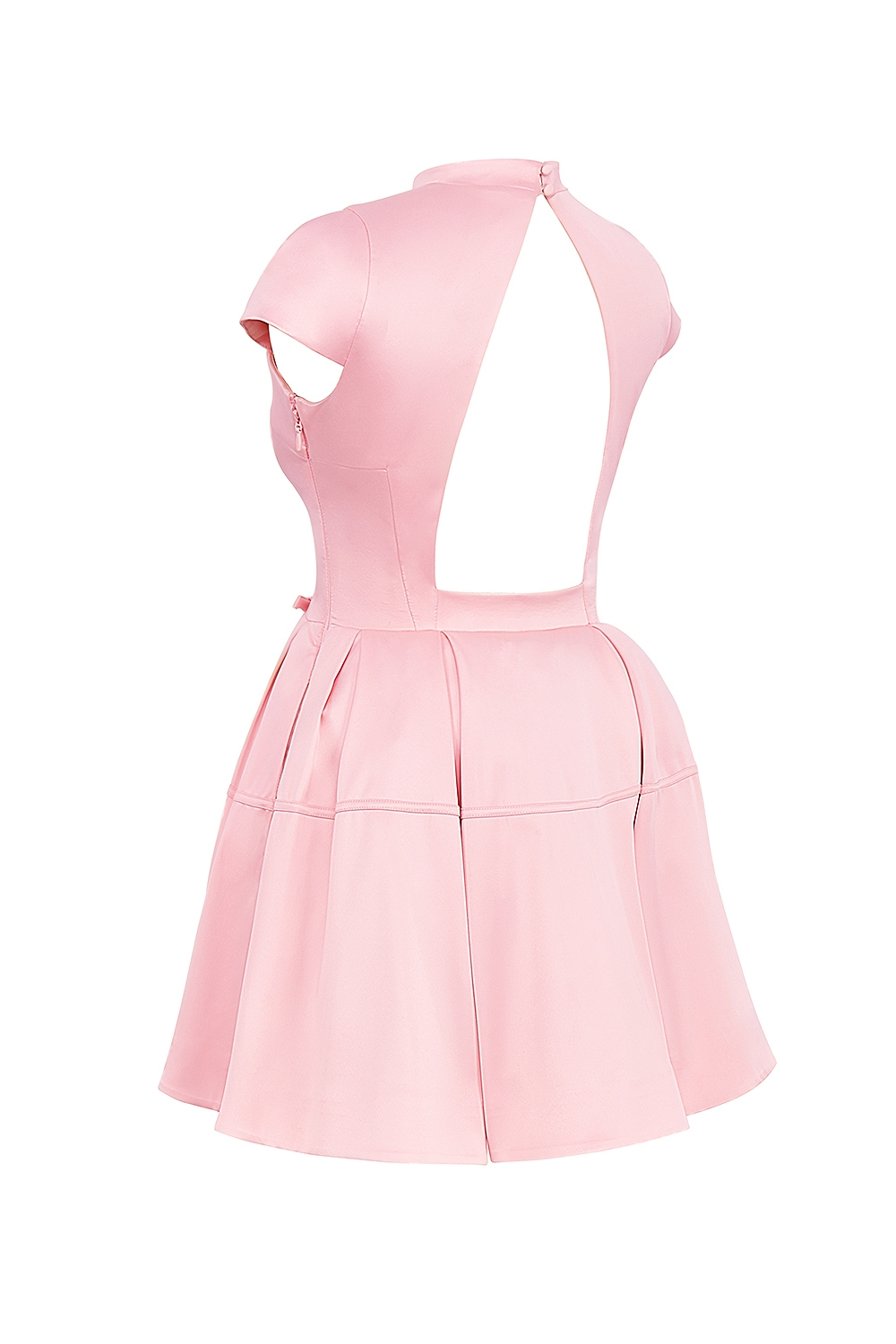 Parisian Pink Backless Mini Dress