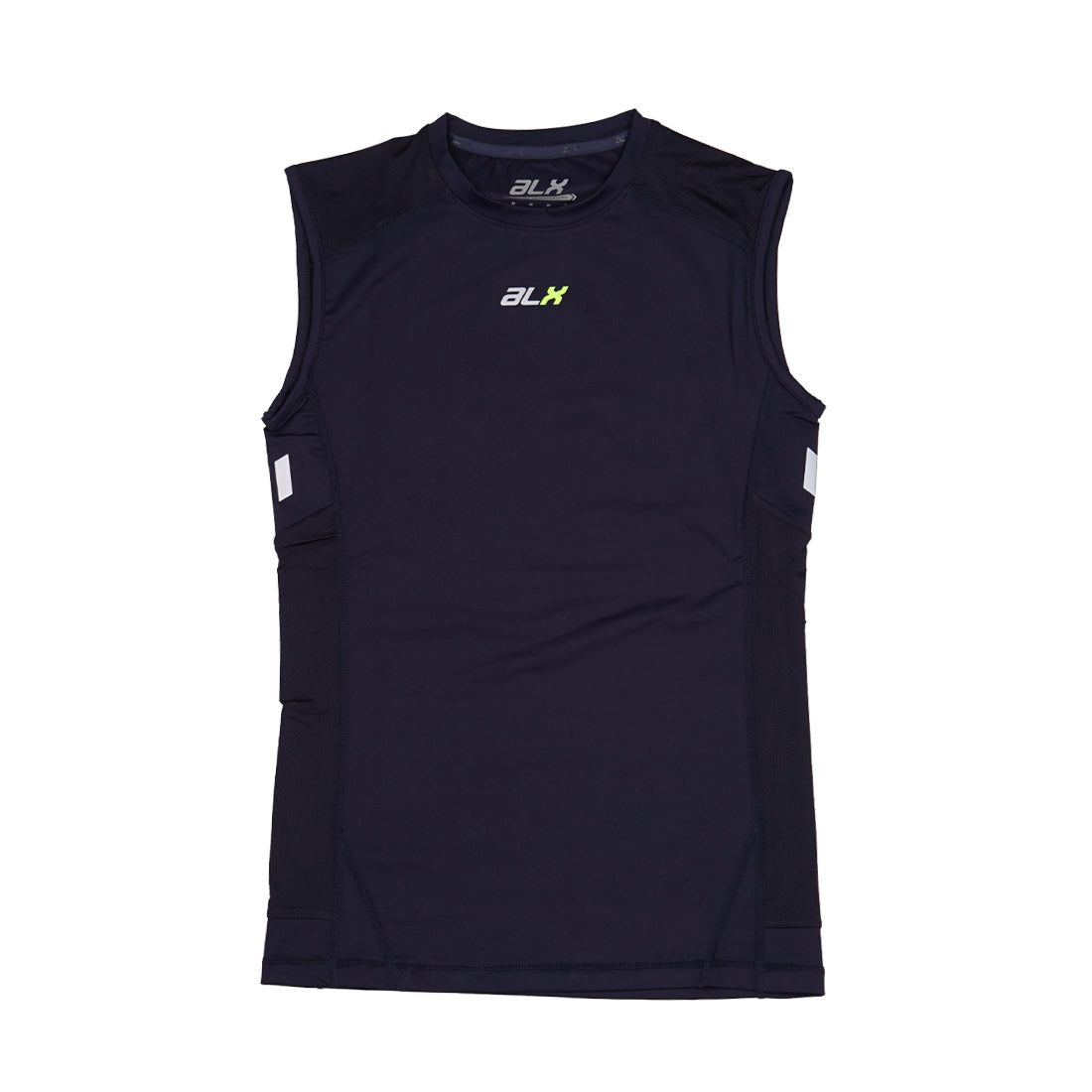 ALX Men's Running Sleeveless Tight Top Navy TXMA13000220