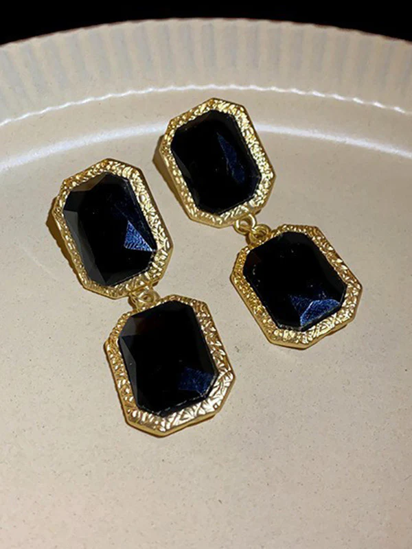 Geometric Drop Earrings